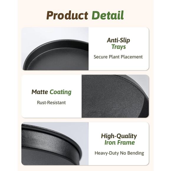 SwaaVee Wall Plant Frame Black Indoor or Outdoor NIB - Picture 3 of 8